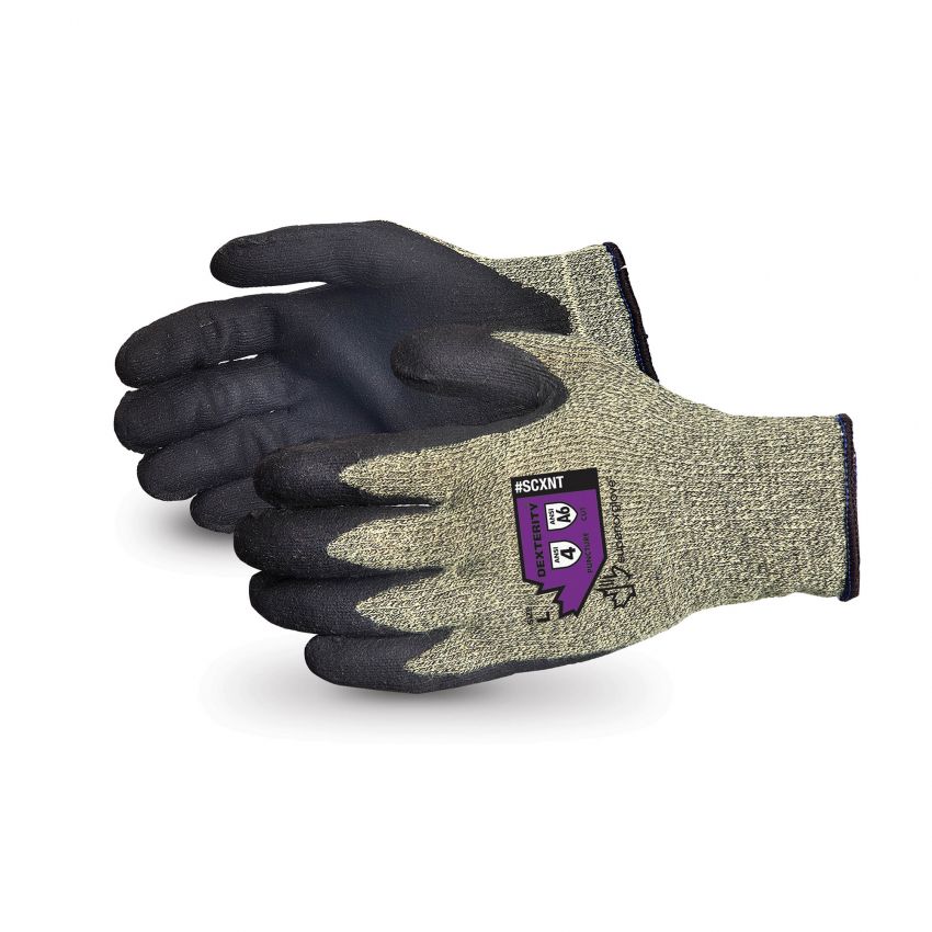 #SCXNT Superior Glove® Emerald CX™ Kevlar® Composite Knit Cut Resistant Work Gloves with Nitrile Palms